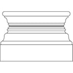 View Plaza Pedestal Sections